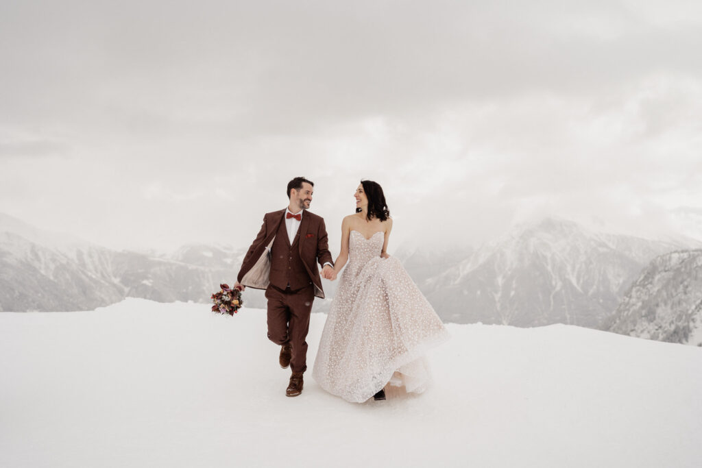 Hochzeitsfotografie in den Schweizer Alpen
