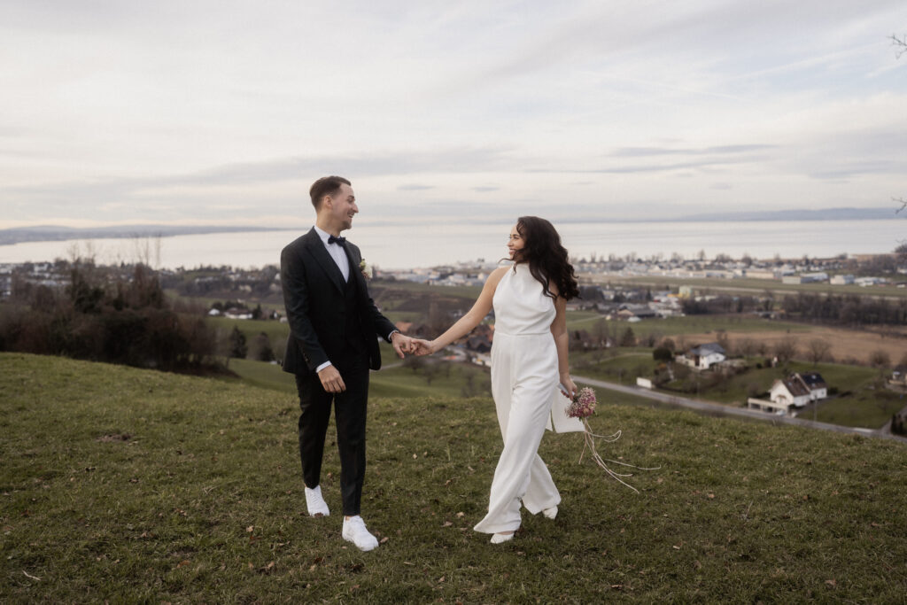 Winterhochzeit in Rorschach und Thal am Bodensee